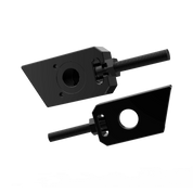 IZI Brothers axle blocks for Sur-Ron Light Bee swingarm - black interior front view