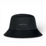 IZI Brothers BROTHERS bucket hat black nylon front