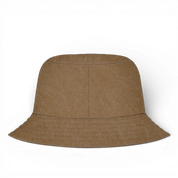IZI Brothers nylon bucket hat beige back view