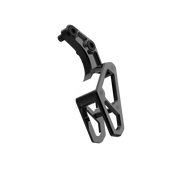 IZI Brothers chain guide body for Sur-Ron Light Bee swingarm - black inner side view