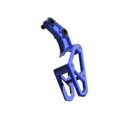 IZI Brothers chain guide body for Sur-Ron Light Bee swingarm - blue interior view