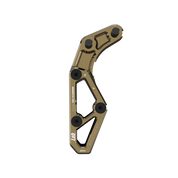 IZI Brothers chain guide body for Sur-Ron Light Bee swingarm - copper front view