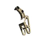 IZI Brothers chain guide body for Sur-Ron Light Bee swingarm - copper interior view
