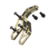 IZI Brothers chain guide body for Sur-Ron Light Bee swingarm - copper exploded front view