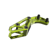 IZI Brothers chain guide body for Sur-Ron Light Bee swingarm - green top front view