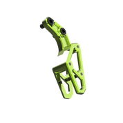 IZI Brothers chain guide body for Sur-Ron Light Bee swingarm - green interior view