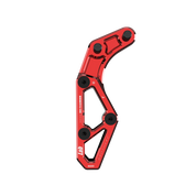 IZI Brothers chain guide body for Sur-Ron Light Bee swingarm - red front view