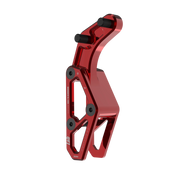 IZI Brothers chain guide body for Sur-Ron Light Bee swingarm - red 3/4 front view