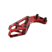 IZI Brothers chain guide body for Sur-Ron Light Bee swingarm - red top front view