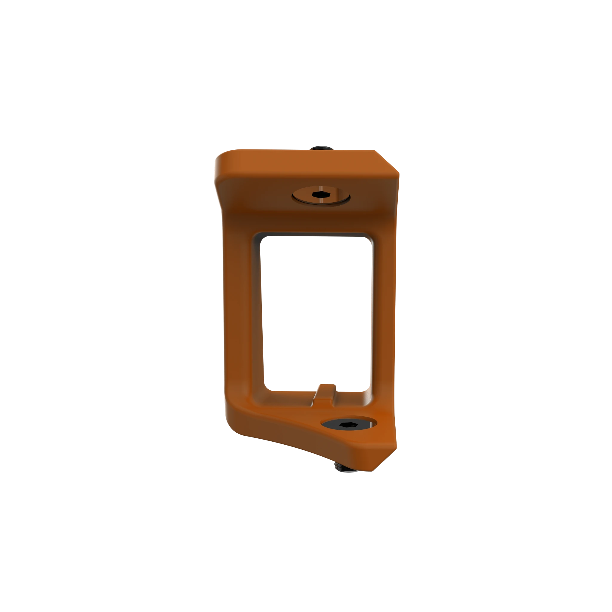 IZI Brothers Nylon Chain Guard for Sur-Ron Light Bee swingarm - orange front view