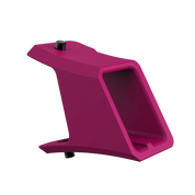 IZI Brothers Nylon Chain Guard for Sur-Ron Light Bee swingarm - pink 1/4 profile view