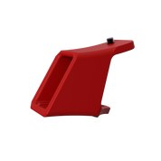 IZI Brothers Nylon Chain Guard for Sur-Ron Light Bee swingarm - red profile view
