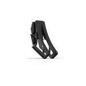 IZI Brothers nylon chain guide for Sur-Ron Light Bee swingarm - black 3/4 exterior view