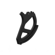 IZI Brothers Nylon Disk Guard for Sur-Ron Light Bee swingarm - black 3/4 profile view