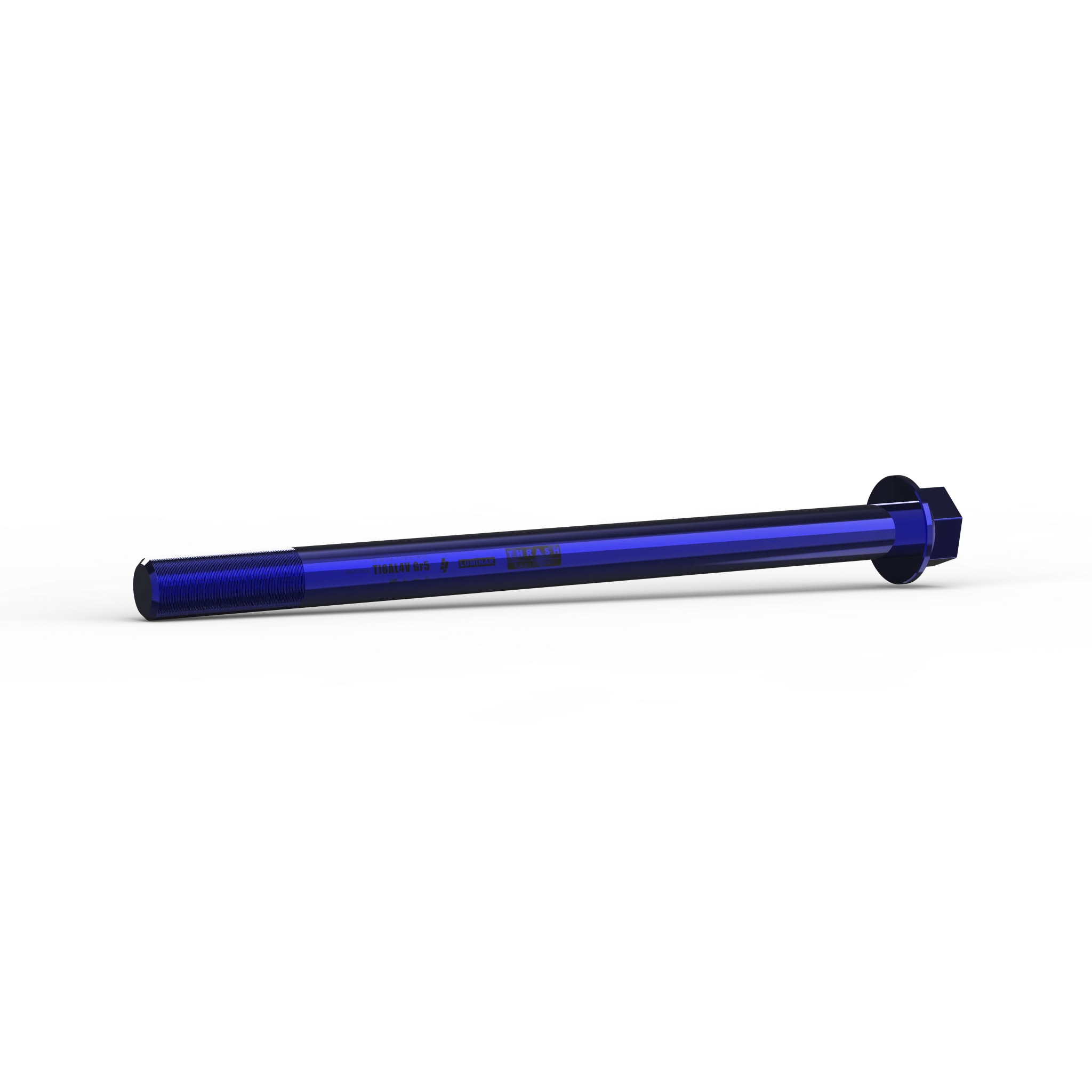 IZI Brothers Rear Axle #1 for Sur-Ron LBX - blue 1/4 profile view