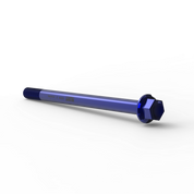 IZI Brothers Rear Axle #1 for Sur-Ron LBX - blue 3/4 profile view