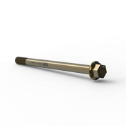IZI Brothers Rear Axle #1 for Sur-Ron LBX - copper 3/4 profile view