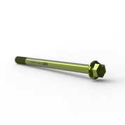 IZI Brothers Rear Axle #1 for Sur-Ron LBX - green 3/4 profile view