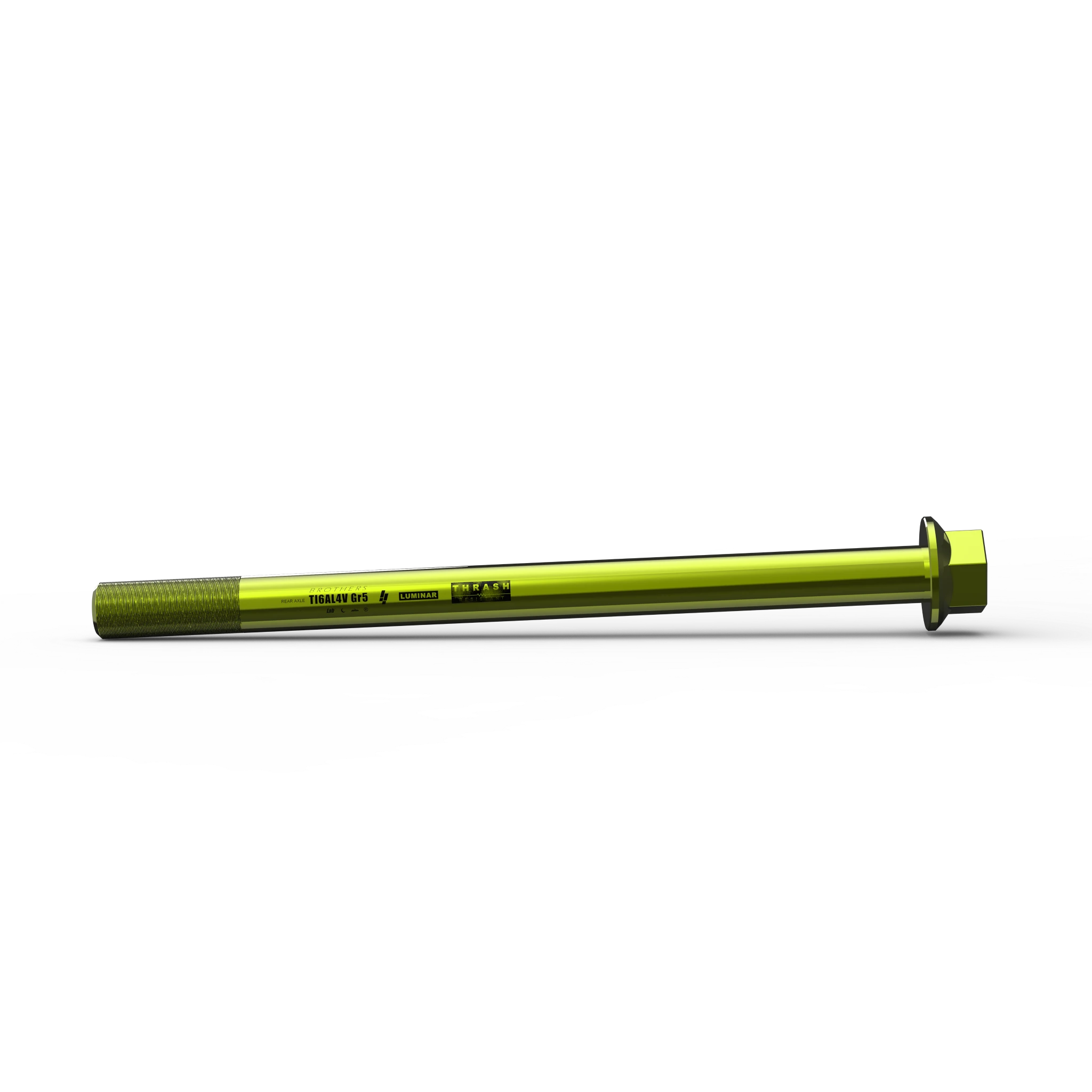 IZI Brothers Rear Axle #1 for Sur-Ron LBX - green profile view