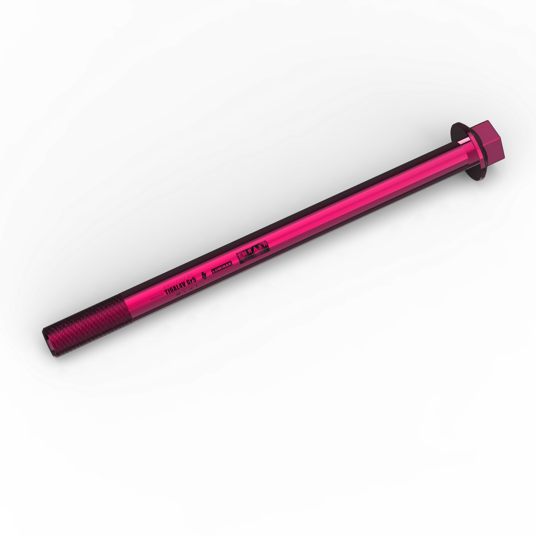 IZI Brothers Rear Axle #1 for Sur-Ron LBX - pink top view