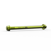 IZI Brothers Rear Axle #2 for Sur-Ron Light Bee - green 1/4 profile view