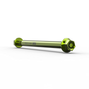 IZI Brothers Rear Axle #2 for Sur-Ron Light Bee - green 3/4 profile view