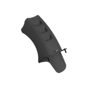 IZI Brothers Mud Guard for Sur-Ron Light Bee swingarm - black 1/4 front view