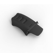 IZI Brothers Mud Guard for Sur-Ron Light Bee swingarm - black 3/4 angled view
