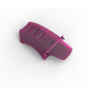 IZI Brothers Mud Guard for Sur-Ron Light Bee swingarm - pink 3/4 angled view