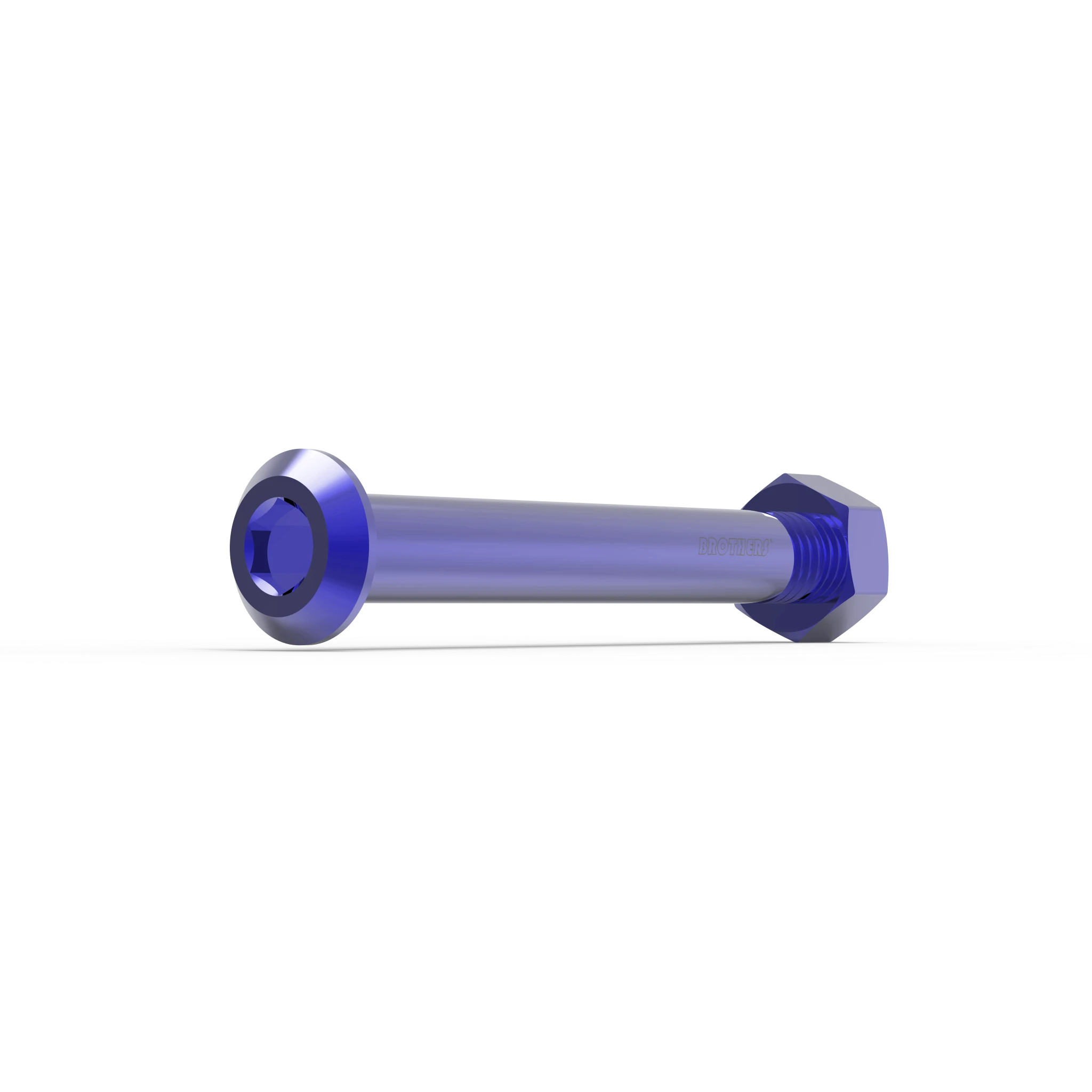IZI Brothers Shock Axle for Sur-Ron - blue 1/4 view
