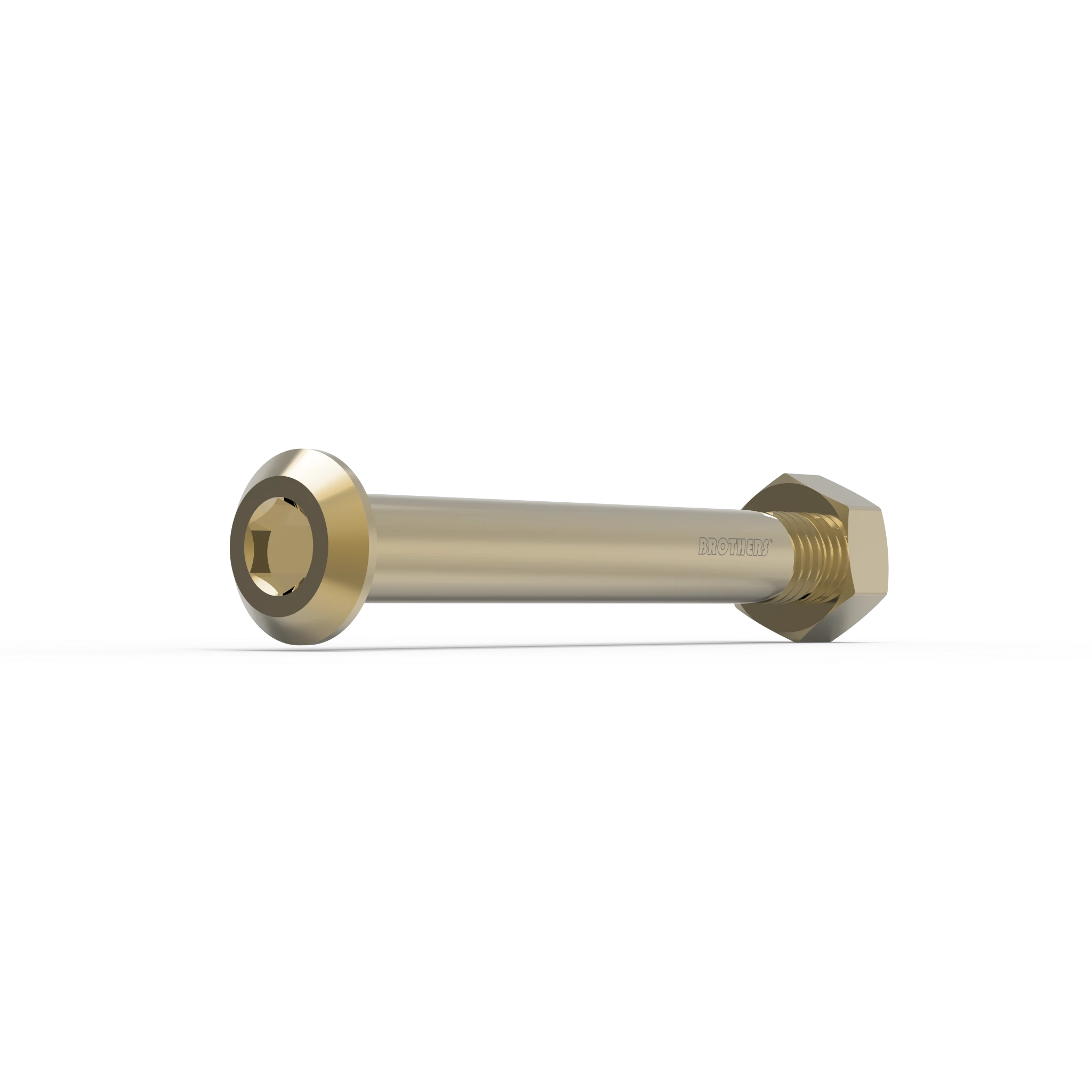 IZI Brothers Shock Axle for Sur-Ron - copper 1/4 view