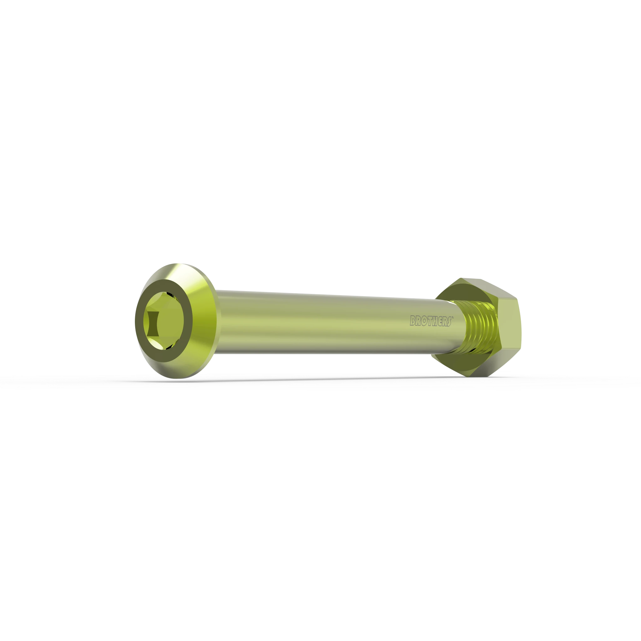 IZI Brothers Shock Axle for Sur-Ron - green 1/4 view