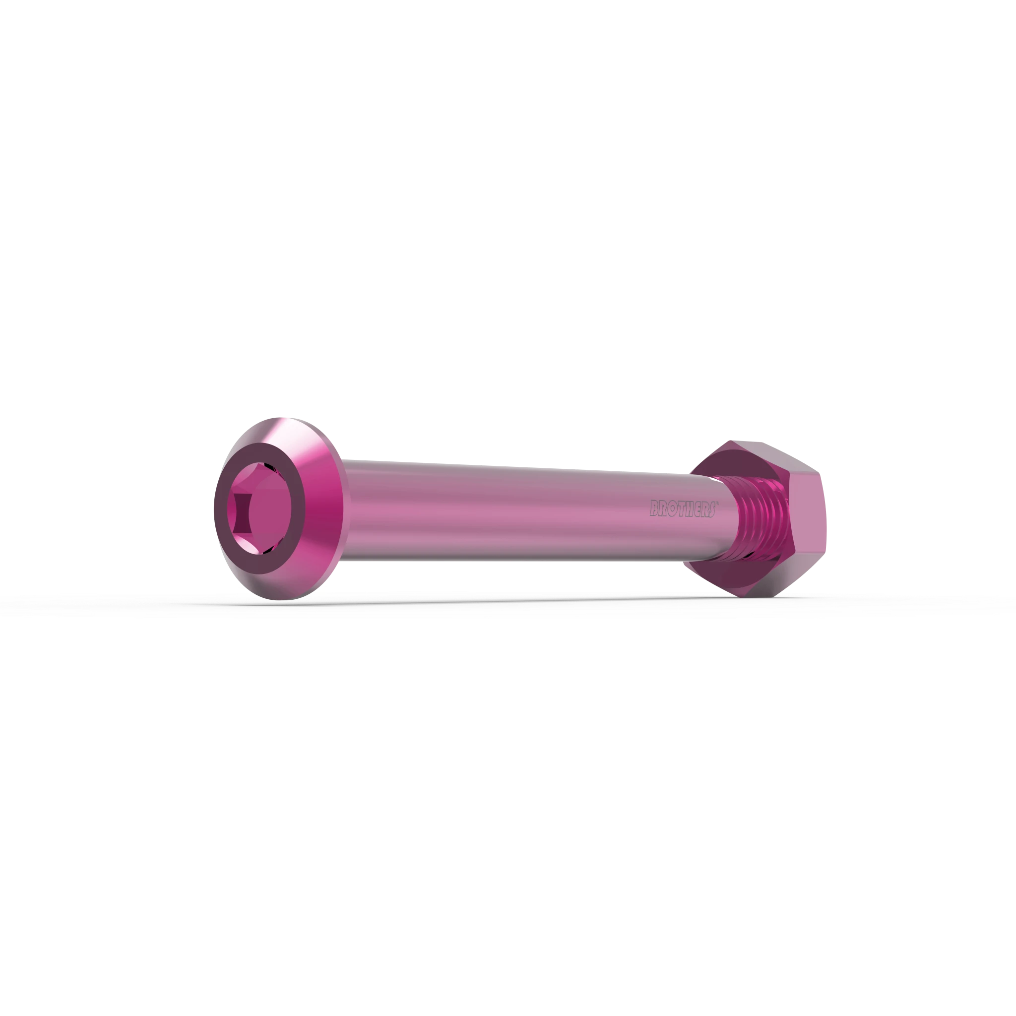 IZI Brothers Shock Axle for Sur-Ron - pink 1/4 view
