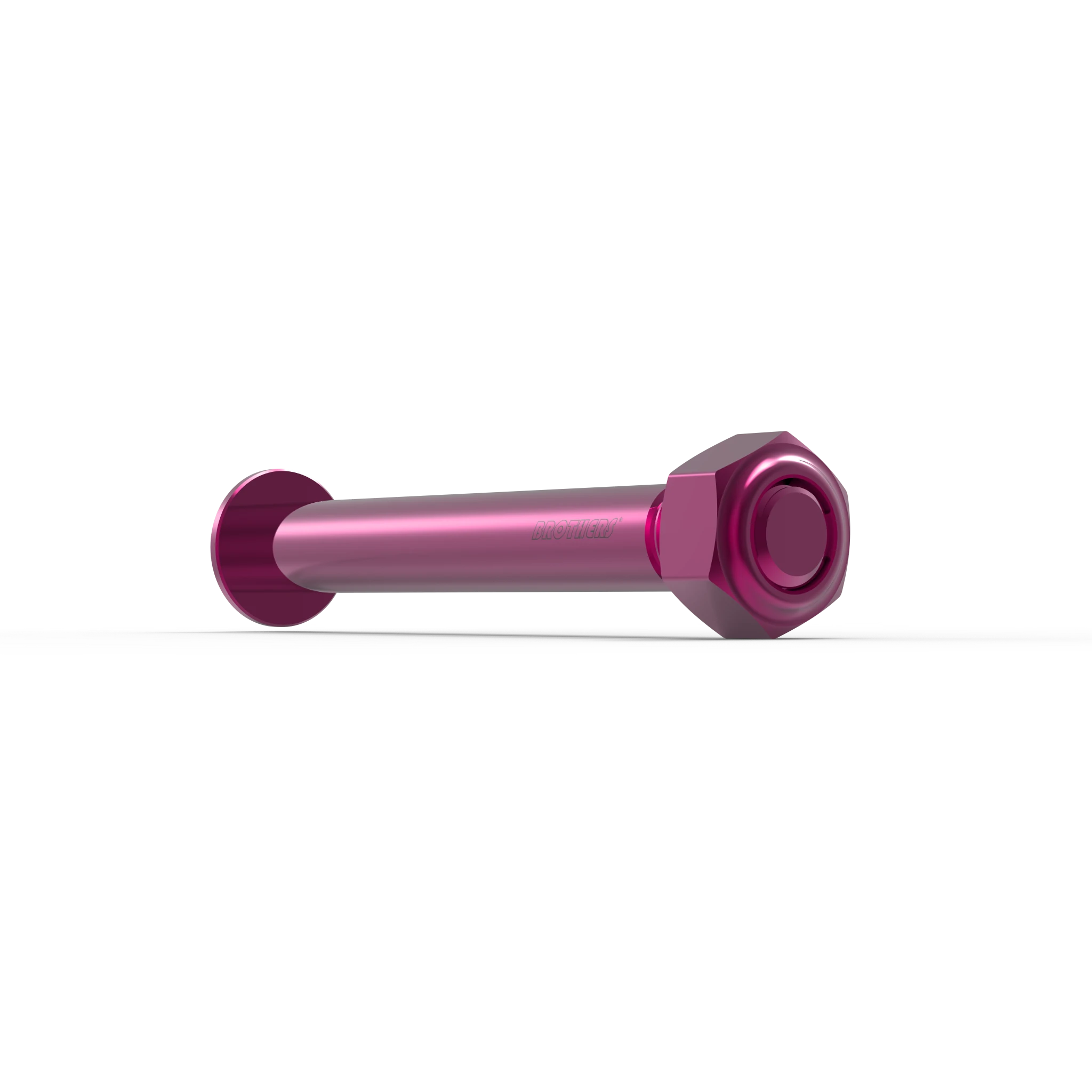 IZI Brothers Shock Axle for Sur-Ron - pink 3/4 view