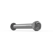 IZI Brothers Shock Axle for Sur-Ron - raw 3/4 view
