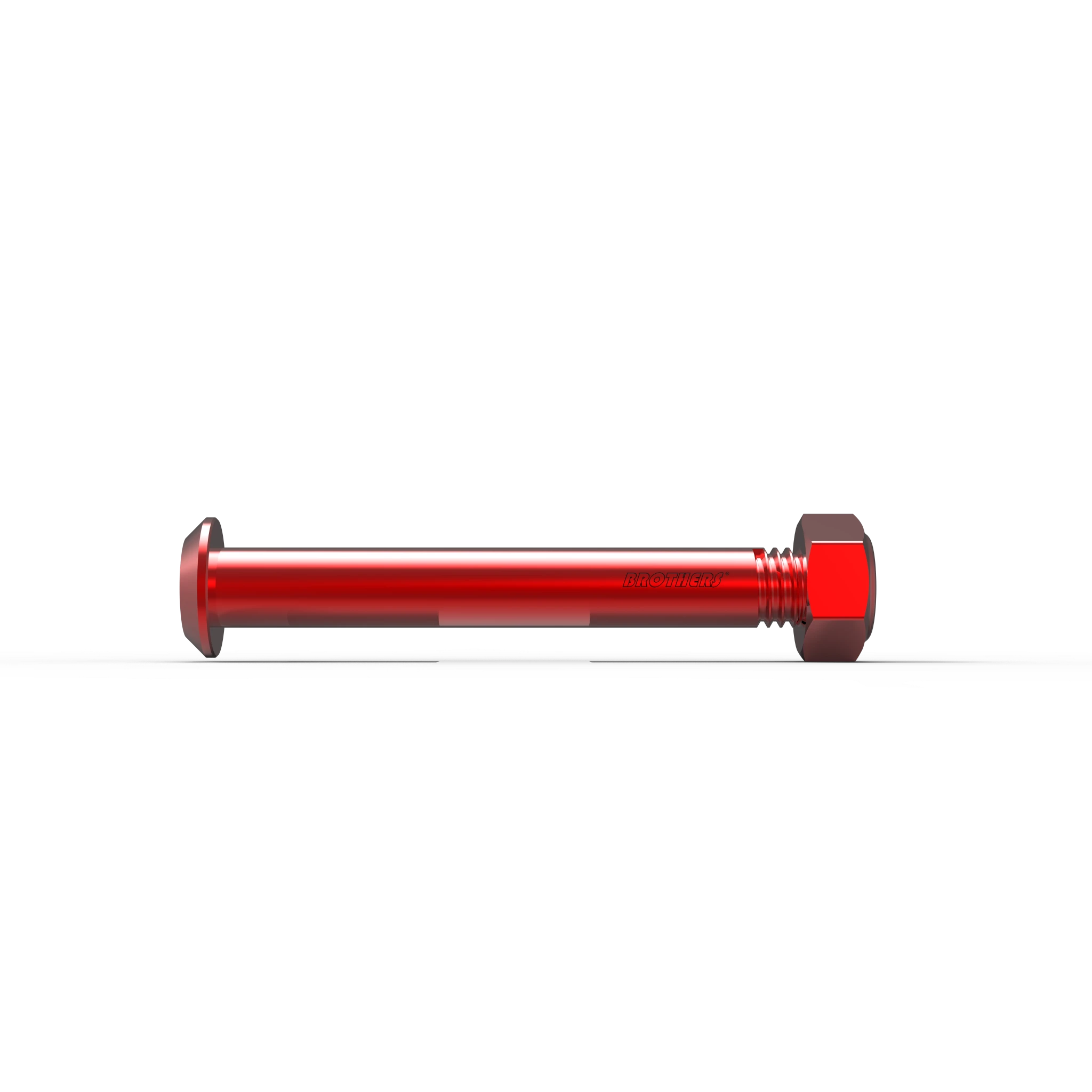 IZI Brothers Shock Axle for Sur-Ron - red profile view