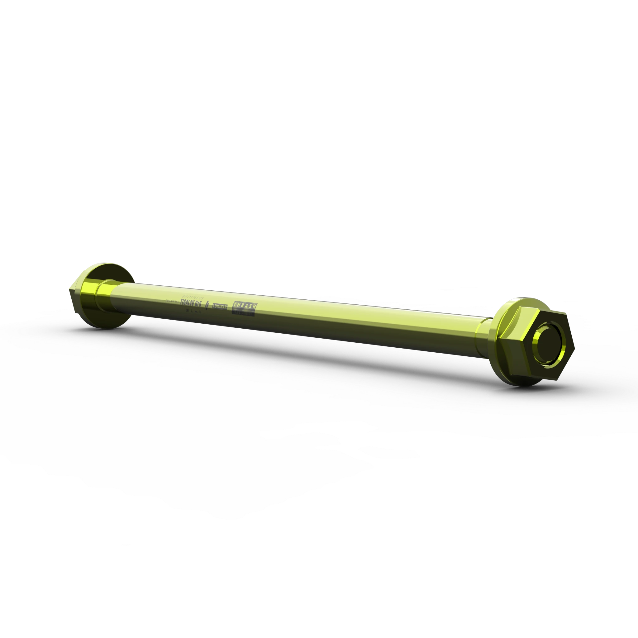 IZI Brothers Swingarm Axle for Sur-Ron Light Bee - 3/4 view - green color