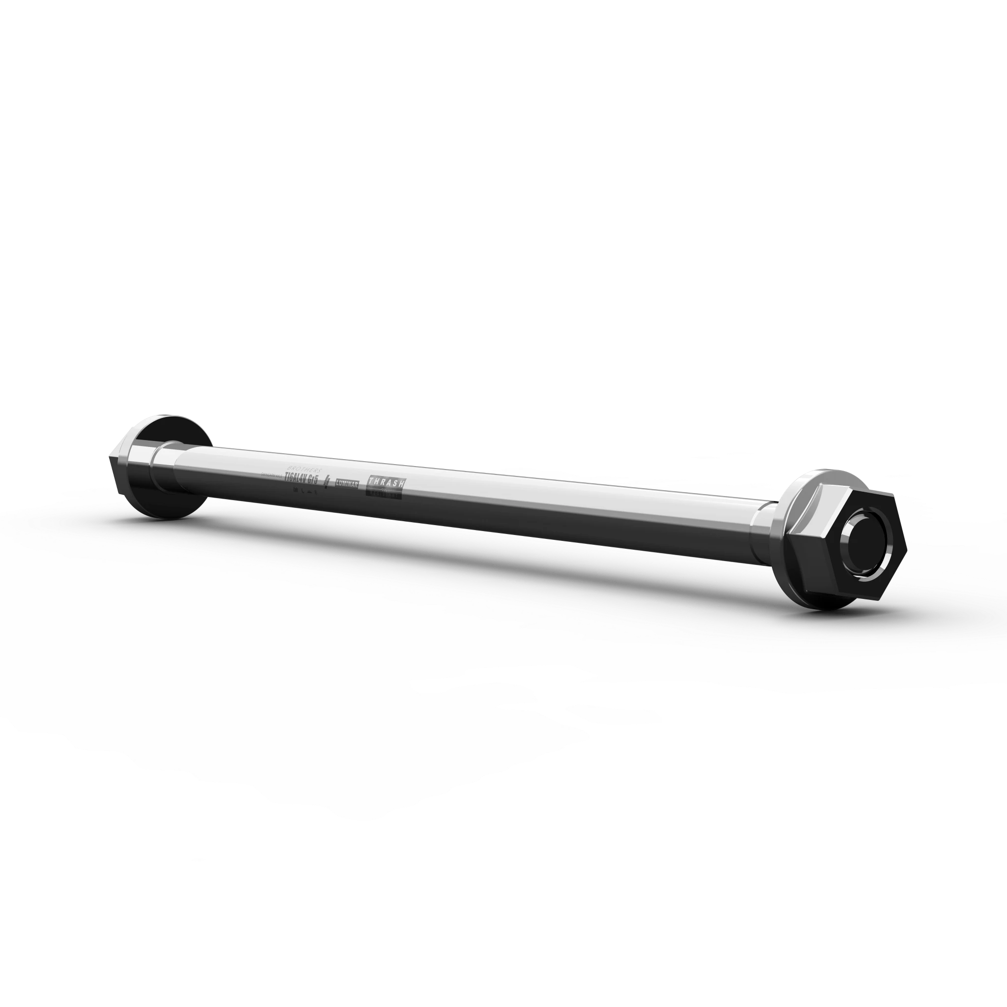 IZI Brothers Swingarm Axle for Sur-Ron Light Bee - 3/4 view - raw color