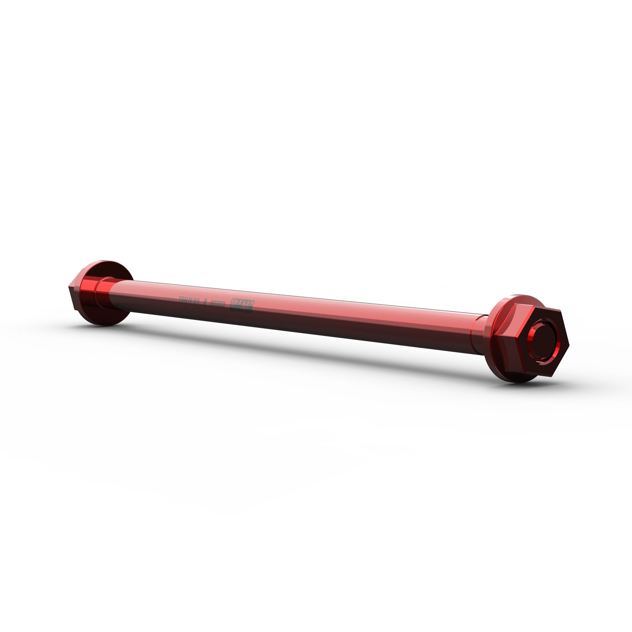 IZI Brothers Swingarm Axle for Sur-Ron Light Bee - 3/4 view - red color