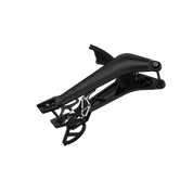 IZI Brothers complete Phase One kit for Sur-Ron Light Bee swingarm - black bottom view angled