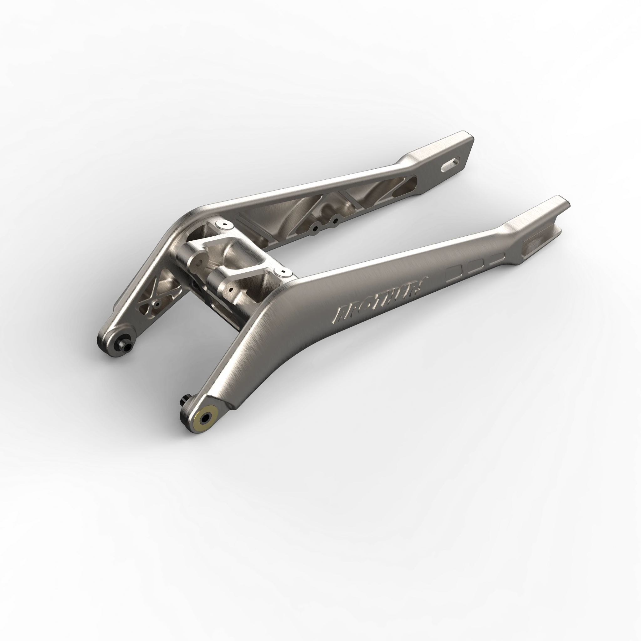 IZI Brothers Swingarm for Sur-Ron Light Bee - top view plunging - copper color