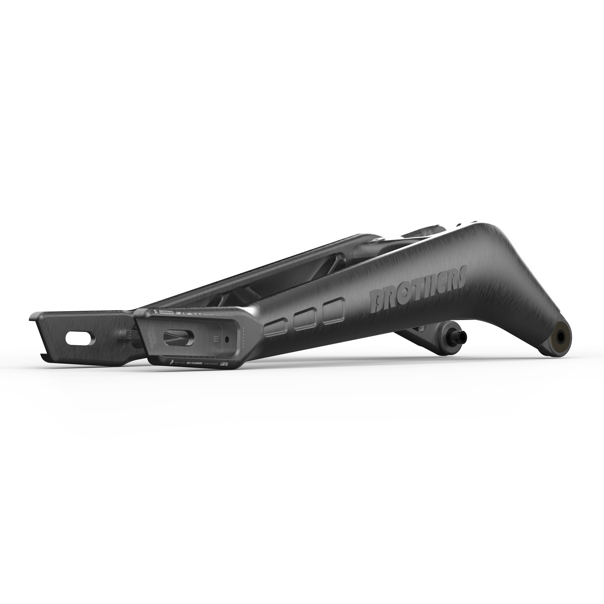 IZI Brothers Swingarm for Sur-Ron Light Bee - 1/4 view - grey color