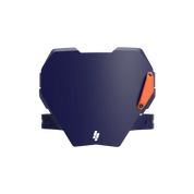 Front view of IZI Brothers blue front plate for Sur-Ron Light Bee, Talaria Sting, and E-Ride Pro.