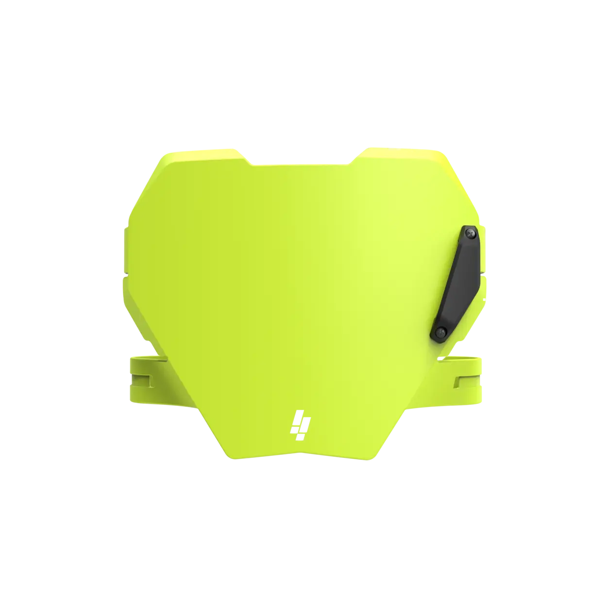 Front view of IZI Brothers neon front plate for Sur-Ron Light Bee, Talaria Sting, and E-Ride Pro.
