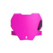 Front view of IZI Brothers pink front plate for Sur-Ron Light Bee, Talaria Sting, and E-Ride Pro.